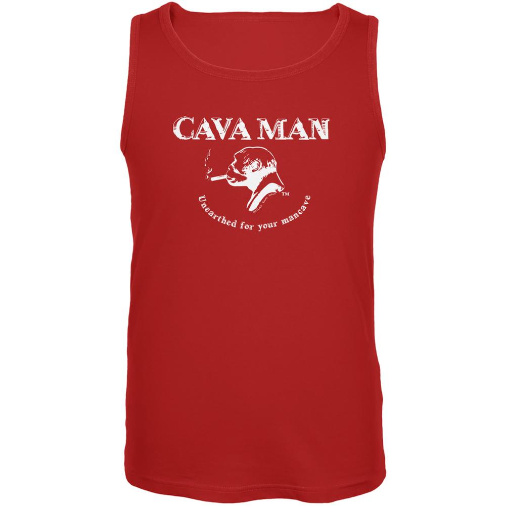 Cava Man Red Adult Tank Top Men's Tank Tops Old Glory 2XL Red 