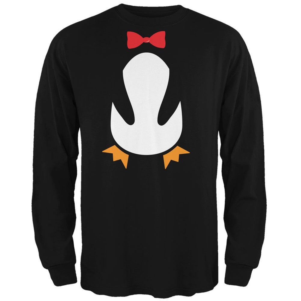 Halloween Penguin Costume Black Adult Long Sleeve T-Shirt Men's Long Sleeves Old Glory   