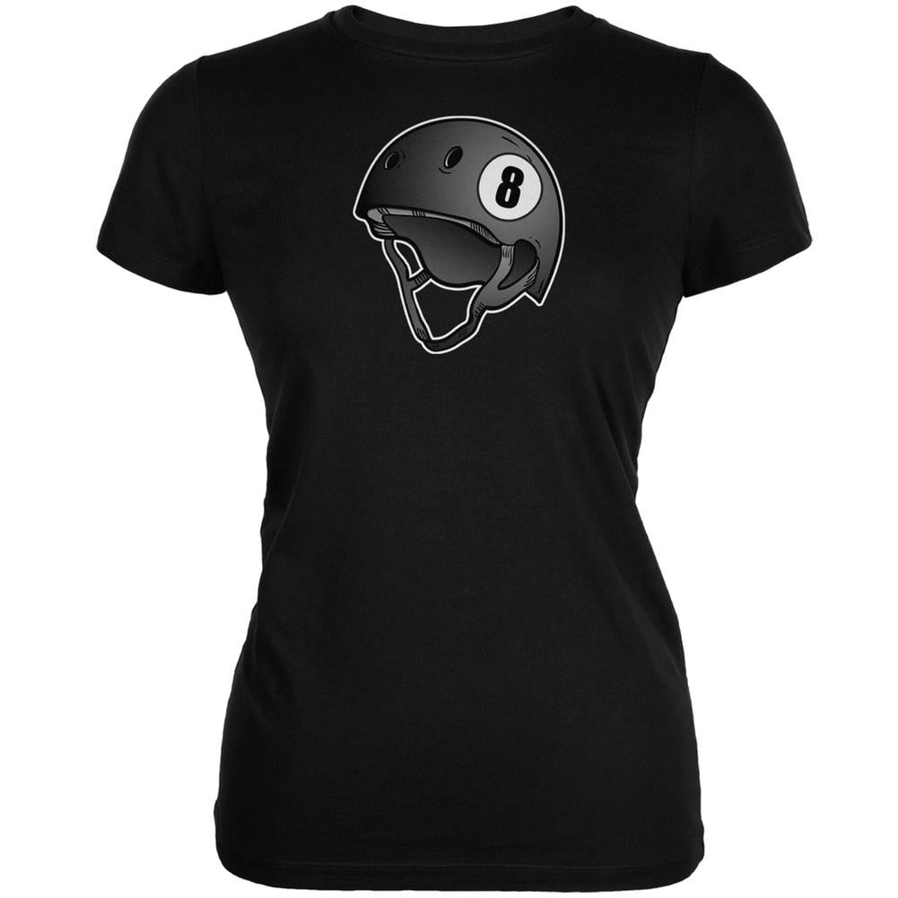 Eight Ball Roller Derby Helmet Black Juniors Soft T-Shirt Juniors T-Shirts Old Glory 2XL Black 