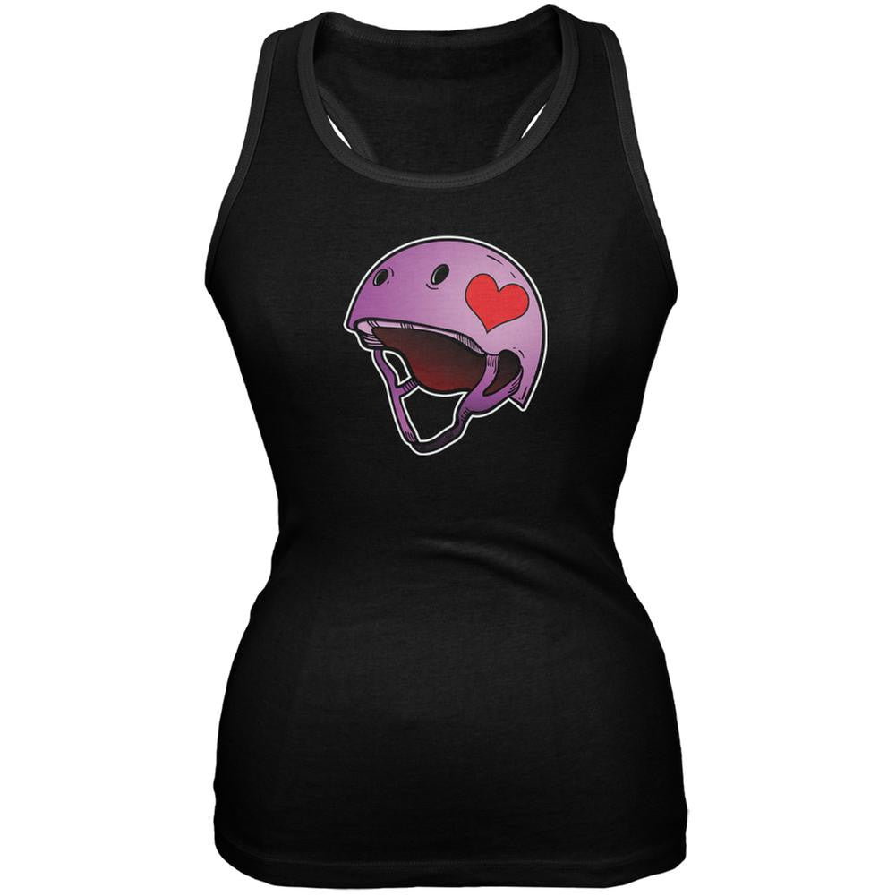 Love Roller Derby Helmet Black Juniors Soft Tank Top Juniors Tank Tops Old Glory 2XL Black 