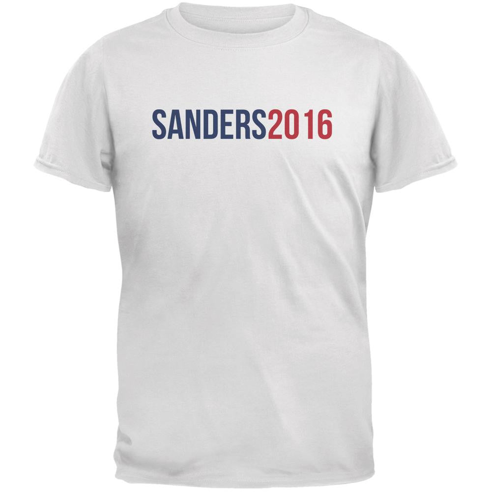 Election 2016 Sanders 2016 White Adult T-Shirt Men's T-Shirts Old Glory 2XL White 