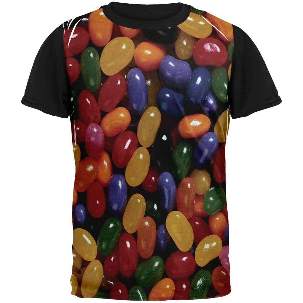 Jelly Beans Adult Black Back T-Shirt Men's T-Shirts Old Glory SM Multi 