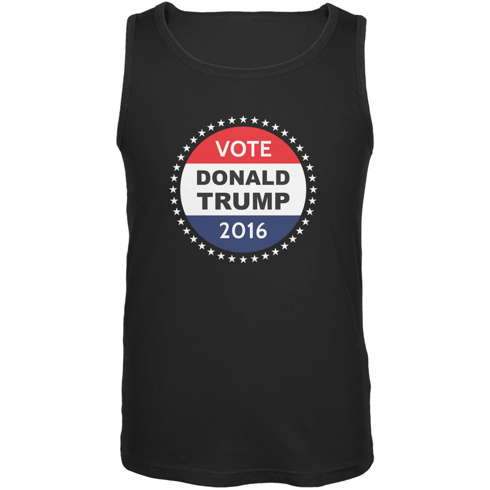 Election 2020 Donald Trump Badge Black Adult Tank Top Men's Tank Tops Old Glory 2XL Black 