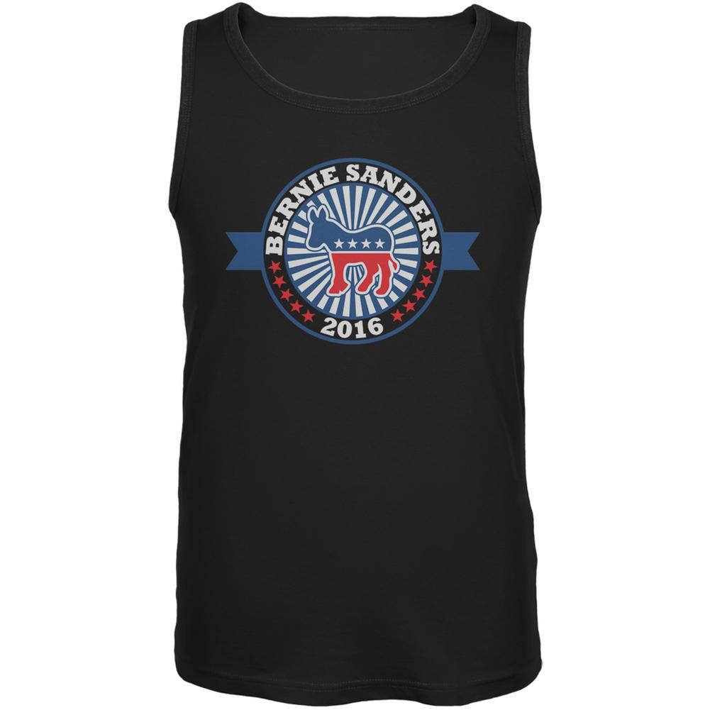 Election 2020 Bernie Sanders Democratic Donkey Black Adult Tank Top Men's Tank Tops Old Glory 2XL Black 