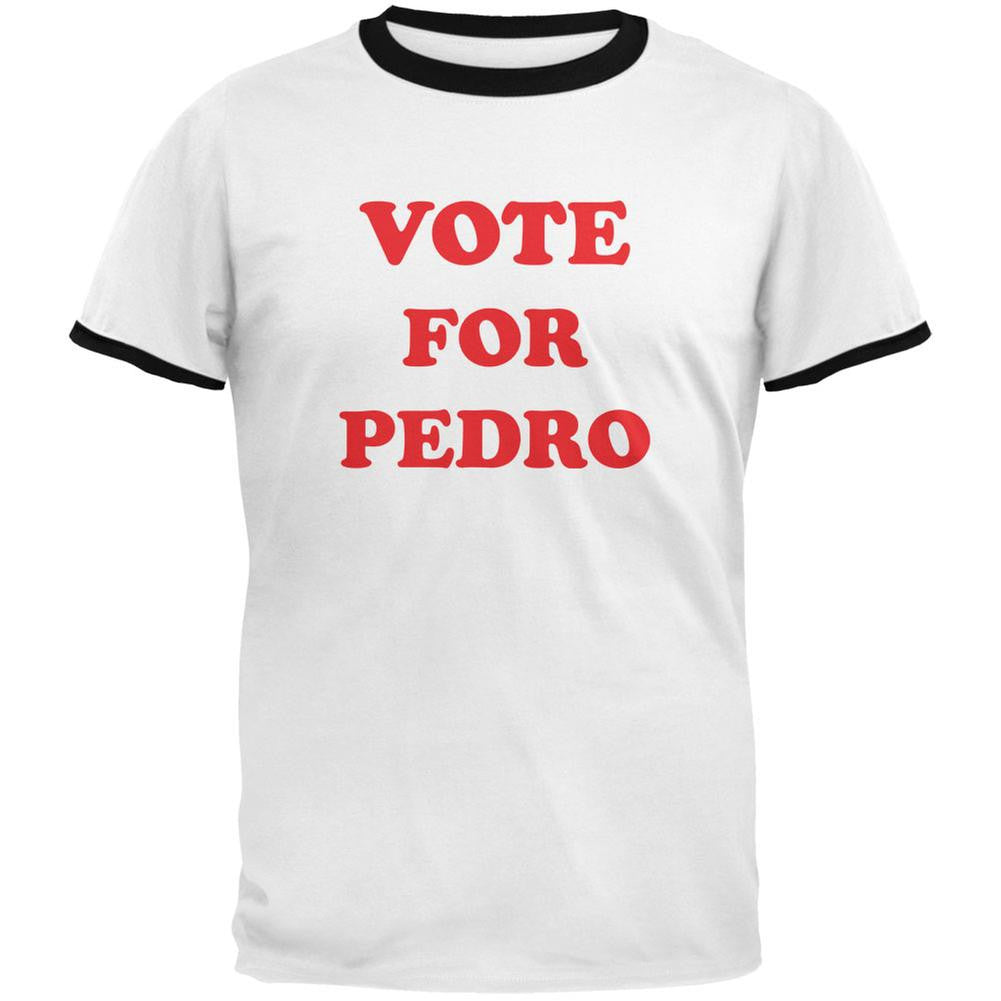 Vote For Pedro White/Black Men's Ringer T-Shirt Men's T-Shirts Napolean Dynamite 2XL Multi 