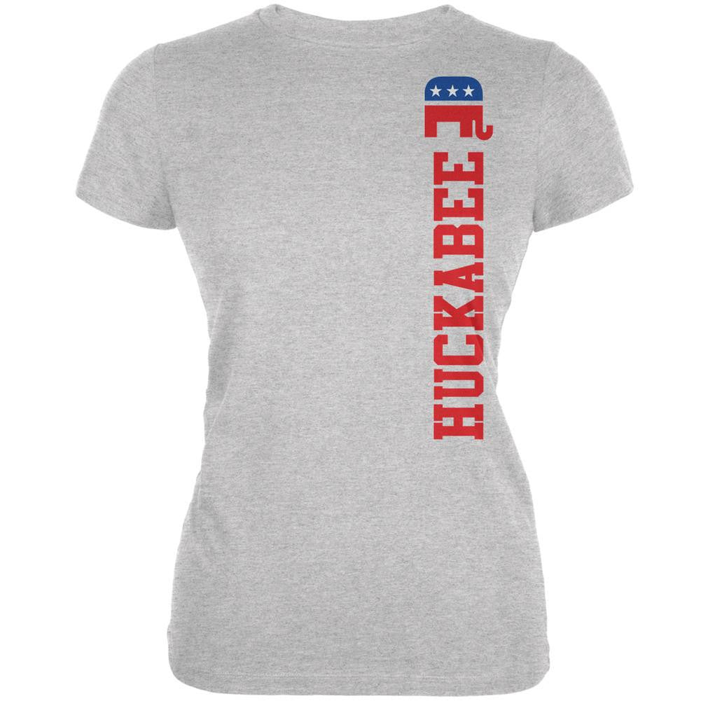 Election 2016 Team Mike Huckabee Heather Grey Juniors Soft T-Shirt Juniors T-Shirts Old Glory 2XL Grey 