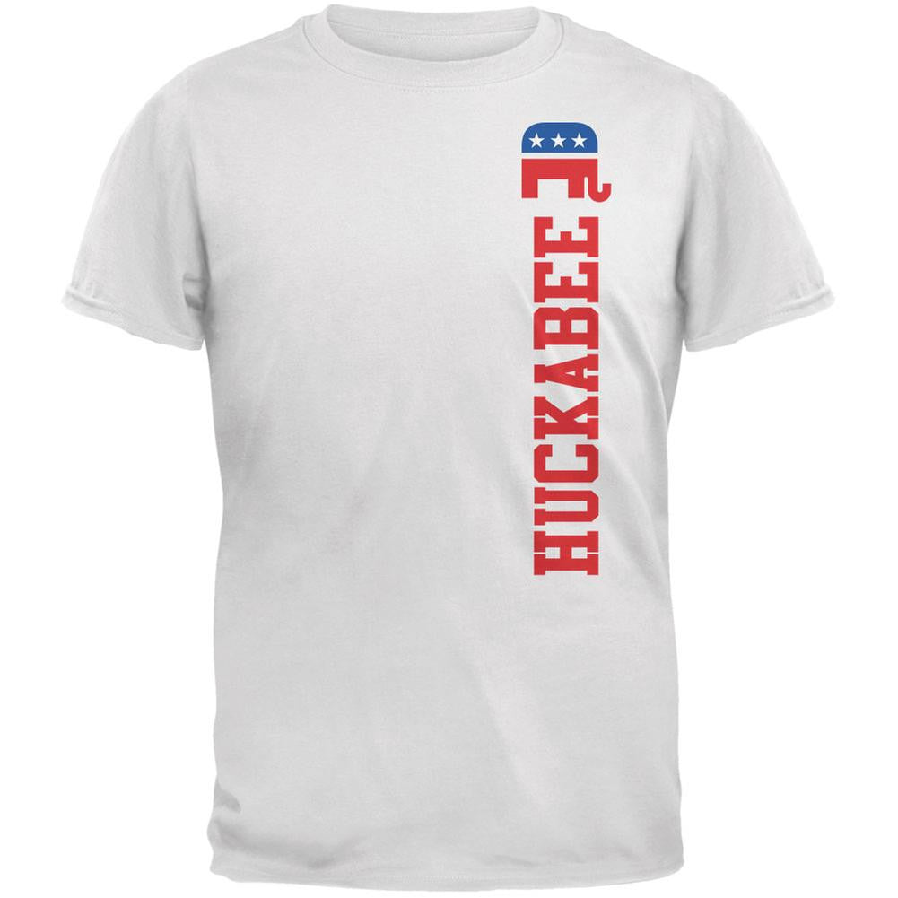 Election 2016 Team Mike Huckabee White Adult T-Shirt Men's T-Shirts Old Glory 2XL White 