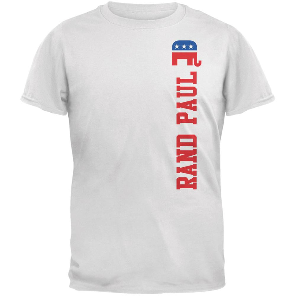 Election 2016 Team Rand Paul White Adult T-Shirt Men's T-Shirts Old Glory 2XL White 