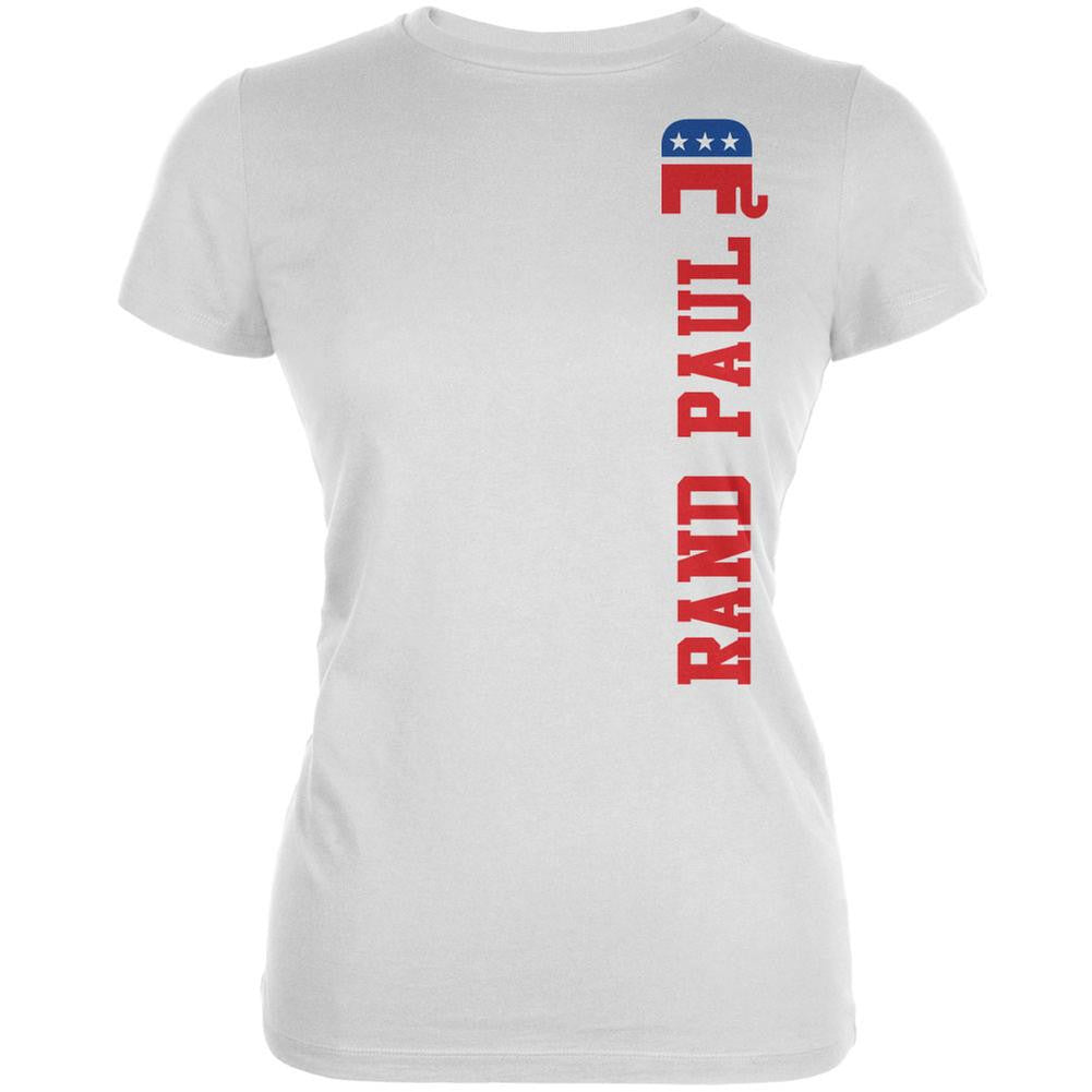 Election 2016 Team Rand Paul White Juniors Soft T-Shirt Juniors T-Shirts Old Glory 2XL White 