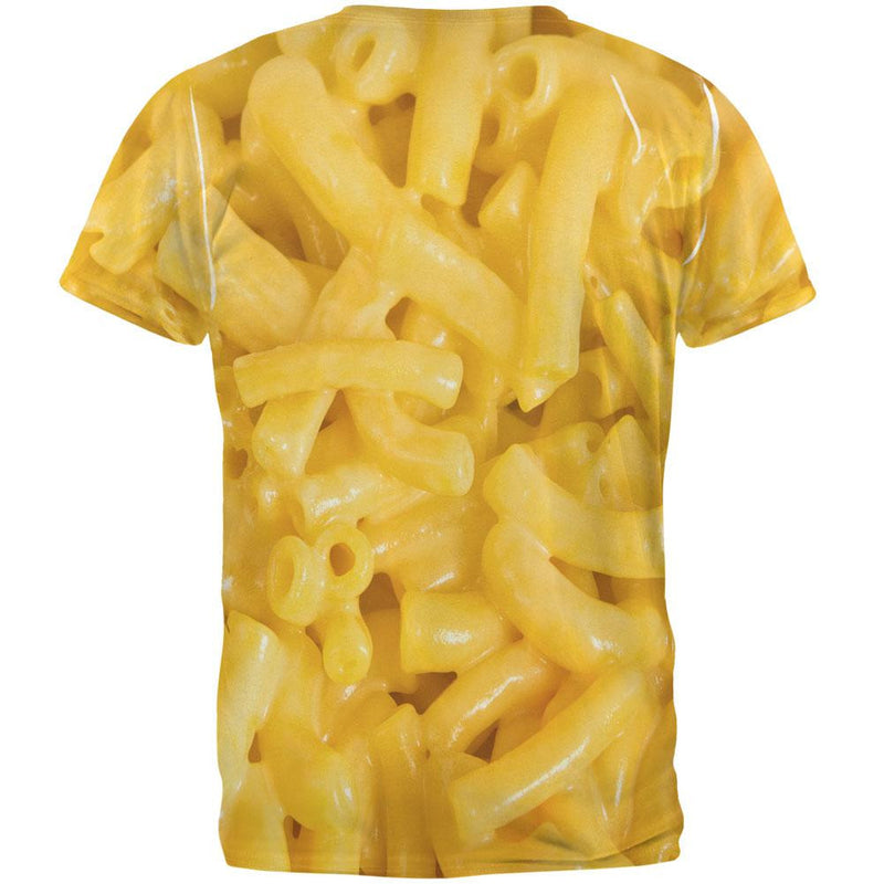 Mac and cheese All Over Adult T-Shirt Men's T-Shirts Old Glory   