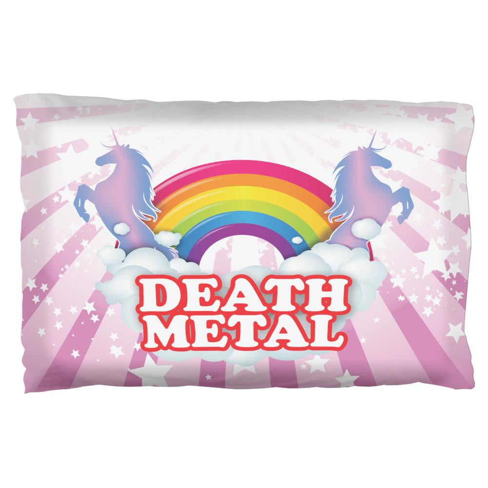 Death Metal Rainbow Pillow Case Pillowcases Old Glory OS Multicoloured 