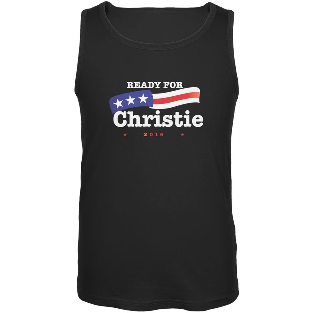 Election 2016 Ready for Christie Black Adult Tank Top Men's Tank Tops Old Glory 2XL Black 