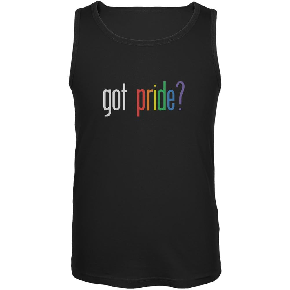 LGBT Got Pride Black Adult Tank Top Men's Tank Tops Old Glory 2XL Black 