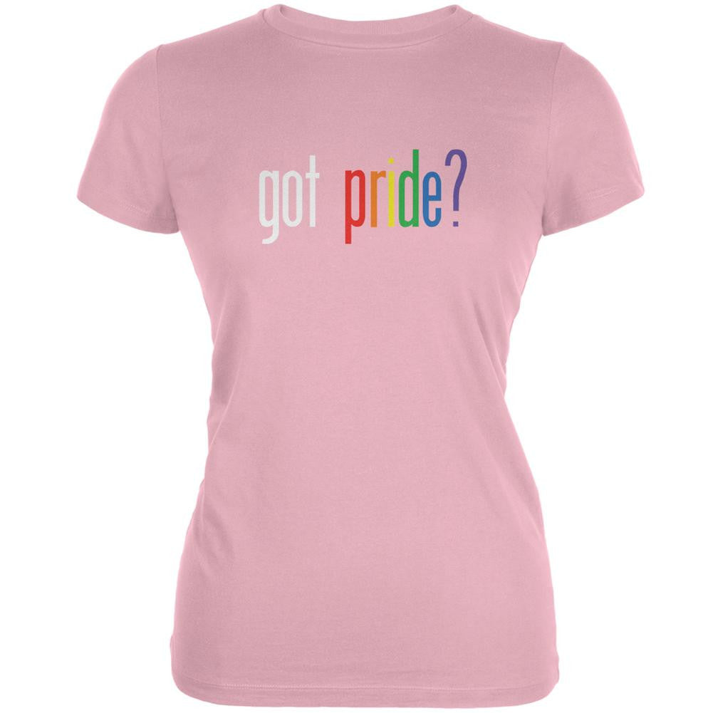 LGBT Got Pride Pink Juniors Soft T-Shirt Juniors T-Shirts Old Glory 2XL Pink 