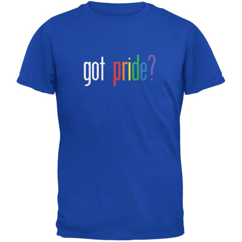 LGBT Got Pride Royal Adult T-Shirt Men's T-Shirts Old Glory 2XL Blue 