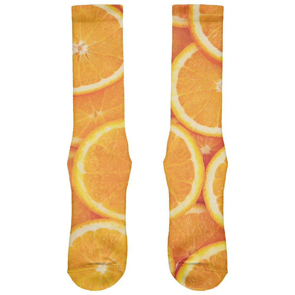 Orange Oranges Citrus All Over Crew Socks Men's Socks Old Glory 11 Multi 