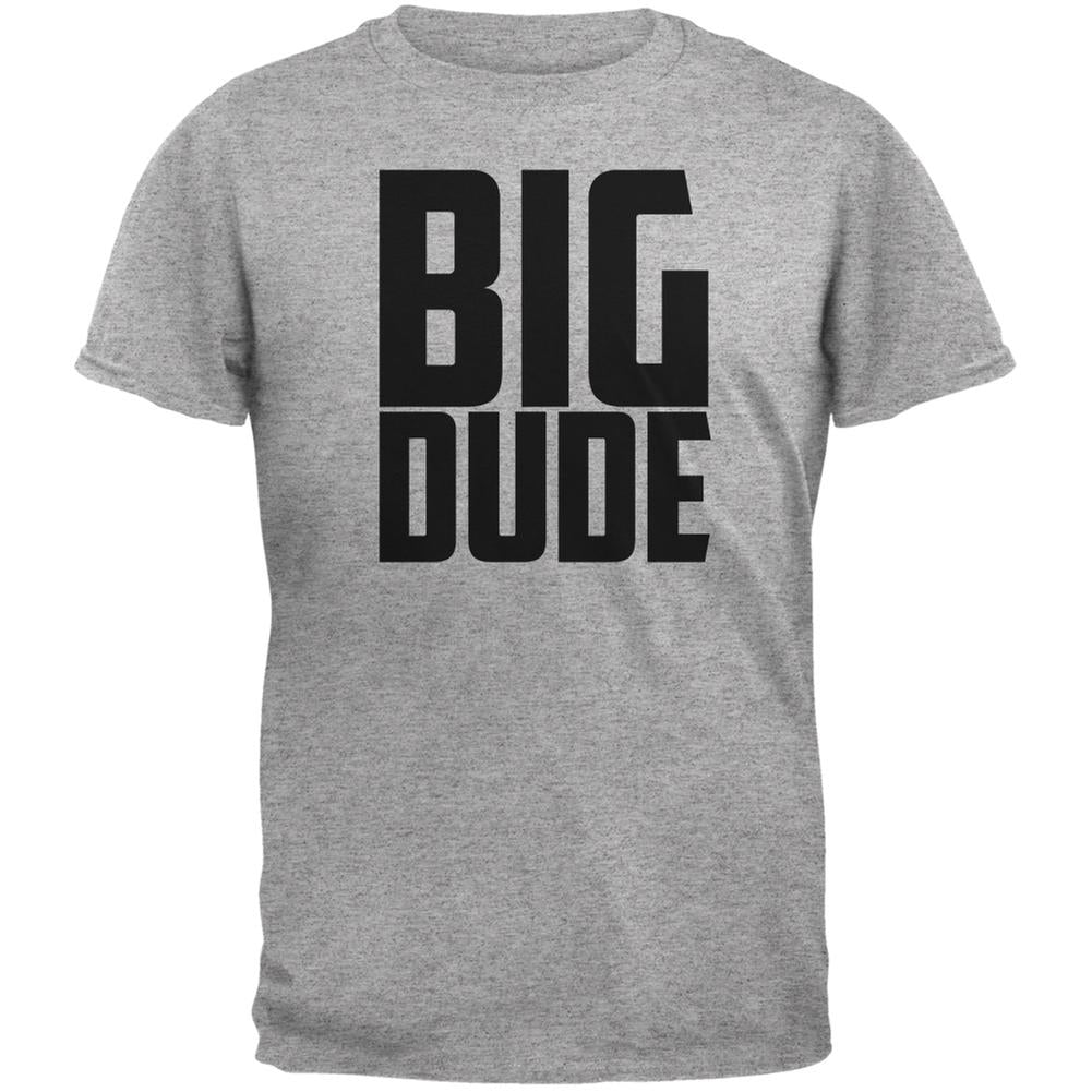 Big Dude Buddy Shirt Heather Grey Adult T-Shirt Men's T-Shirts Old Glory 2XL Grey 