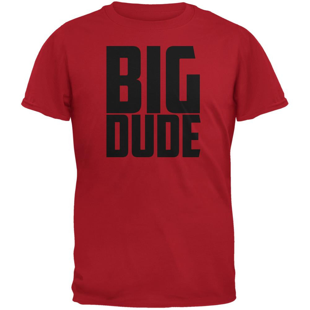 Big Dude Buddy Shirt Red Adult T-Shirt Men's T-Shirts Old Glory 2XL Red 