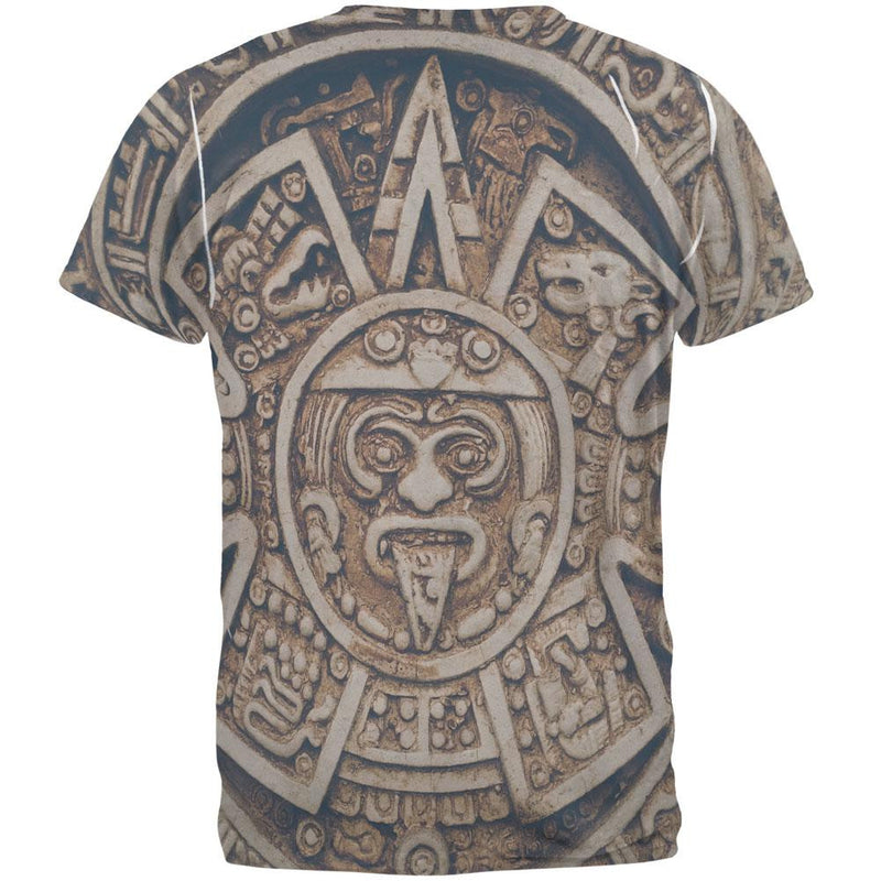 Mayan Calander All Over Adult T-Shirt Men's T-Shirts Old Glory   