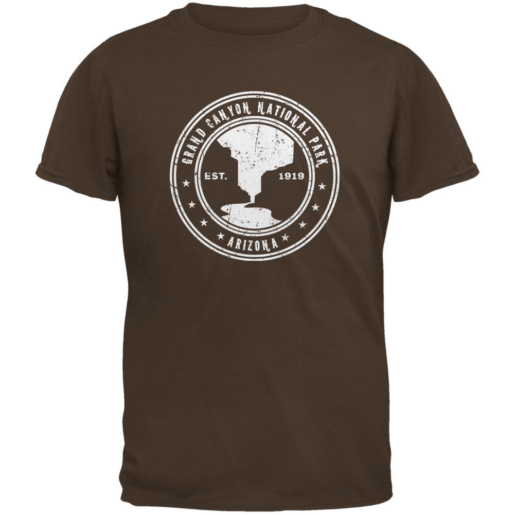 Grand Canyon National Park Brown Youth T-Shirt Youth T-Shirts Old Glory LG Brown 