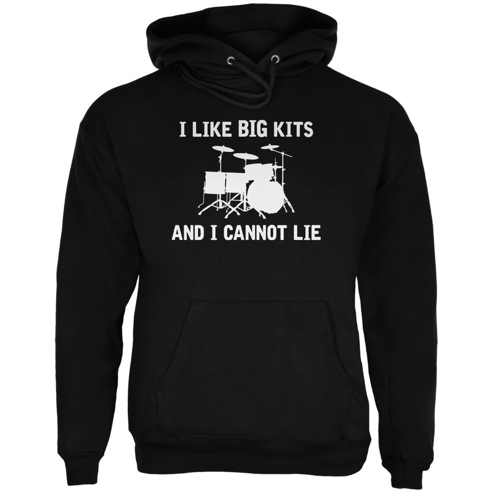 I Like Big Kits And I Cannot Lie Black Adult Hoodie Men's Hoodies Music 2XL Black 