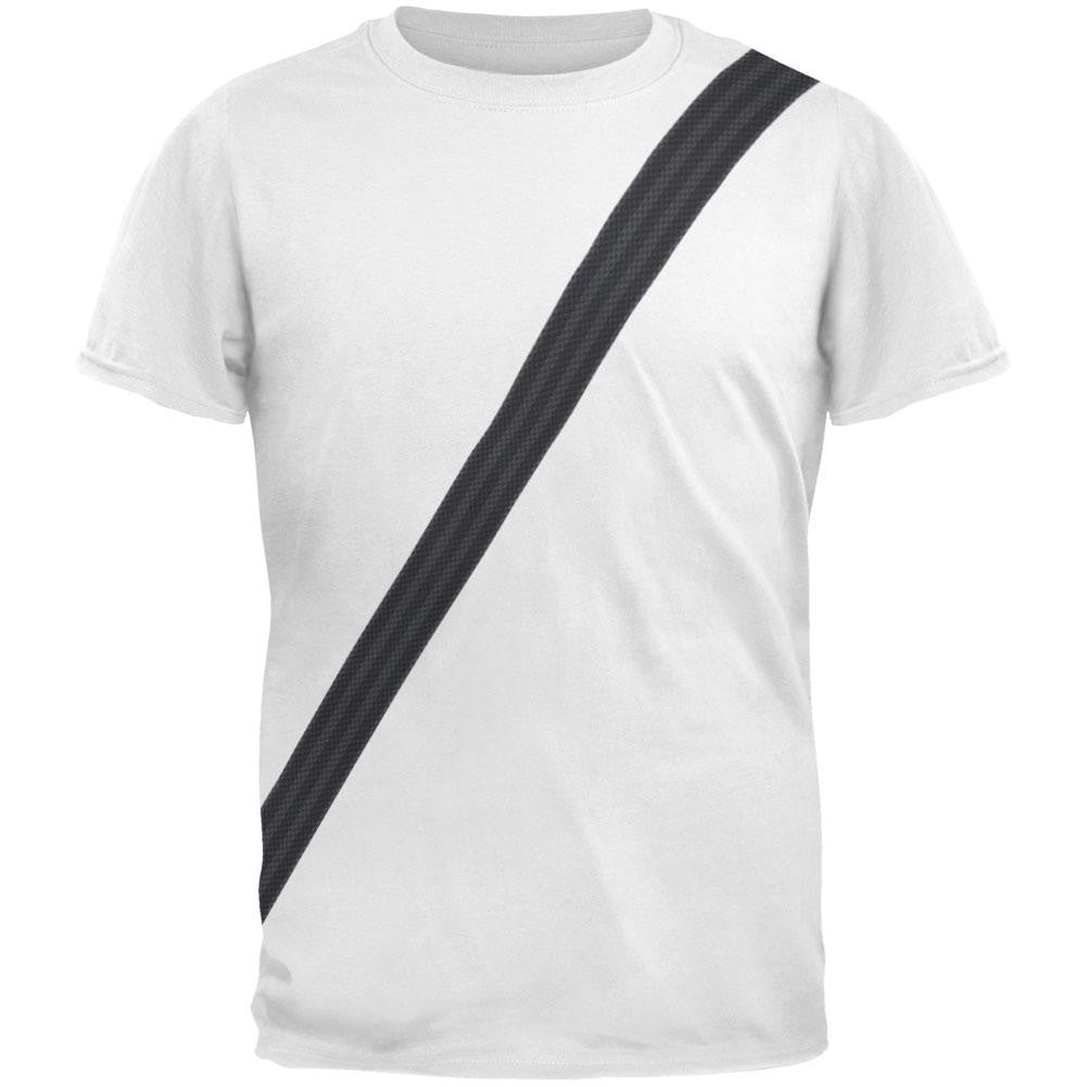 Seatbelt Driver Side Costume All Over Adult T-Shirt Men's T-Shirts Old Glory 2XL Multi 