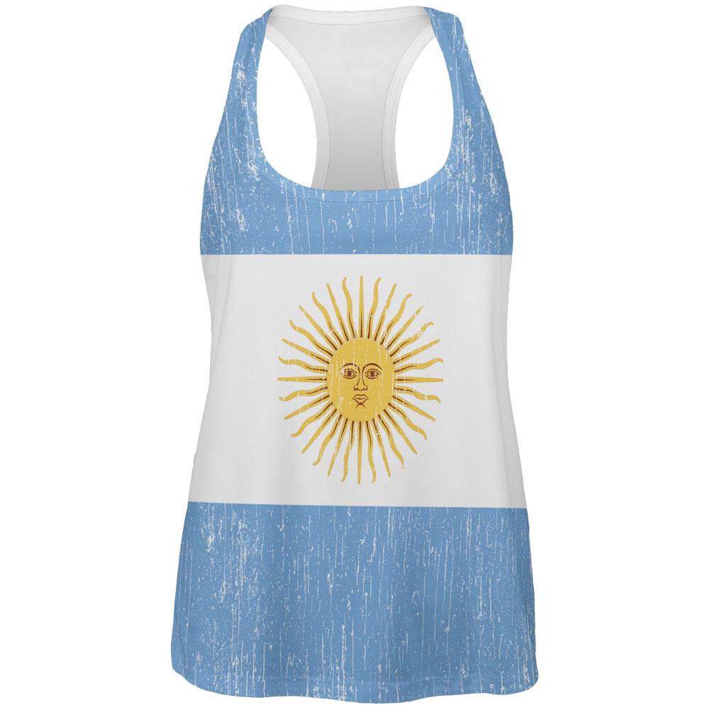 World Cup Argentina Sun All Over Womens Tank Top Women's Tank Tops World Cup 2XL Multi 