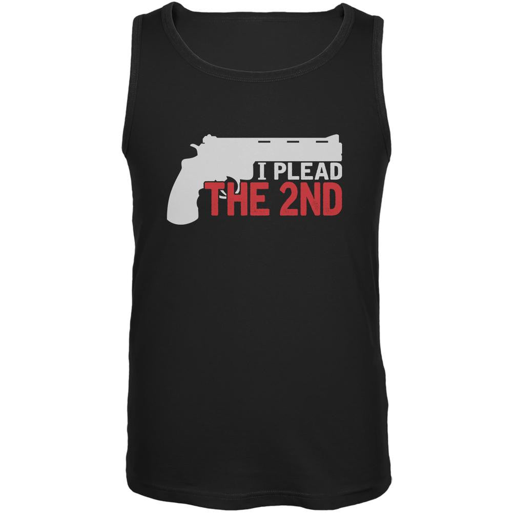 I Plead The 2nd Black Adult Tank Top Men's Tank Tops Old Glory 2XL Black 