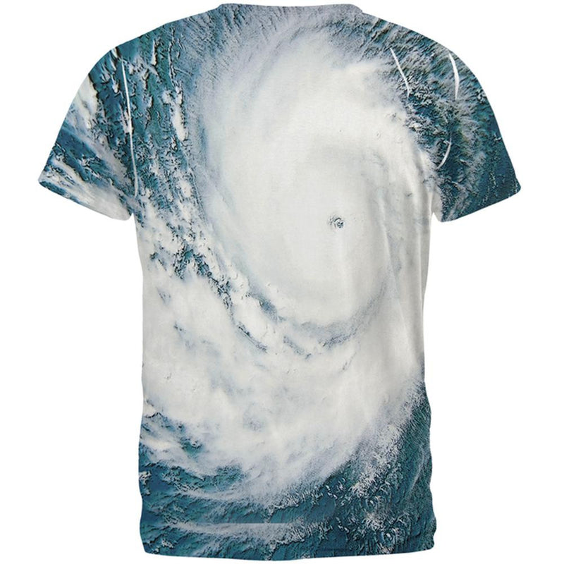 Hurricane All Over Adult T-Shirt Men's T-Shirts Old Glory   