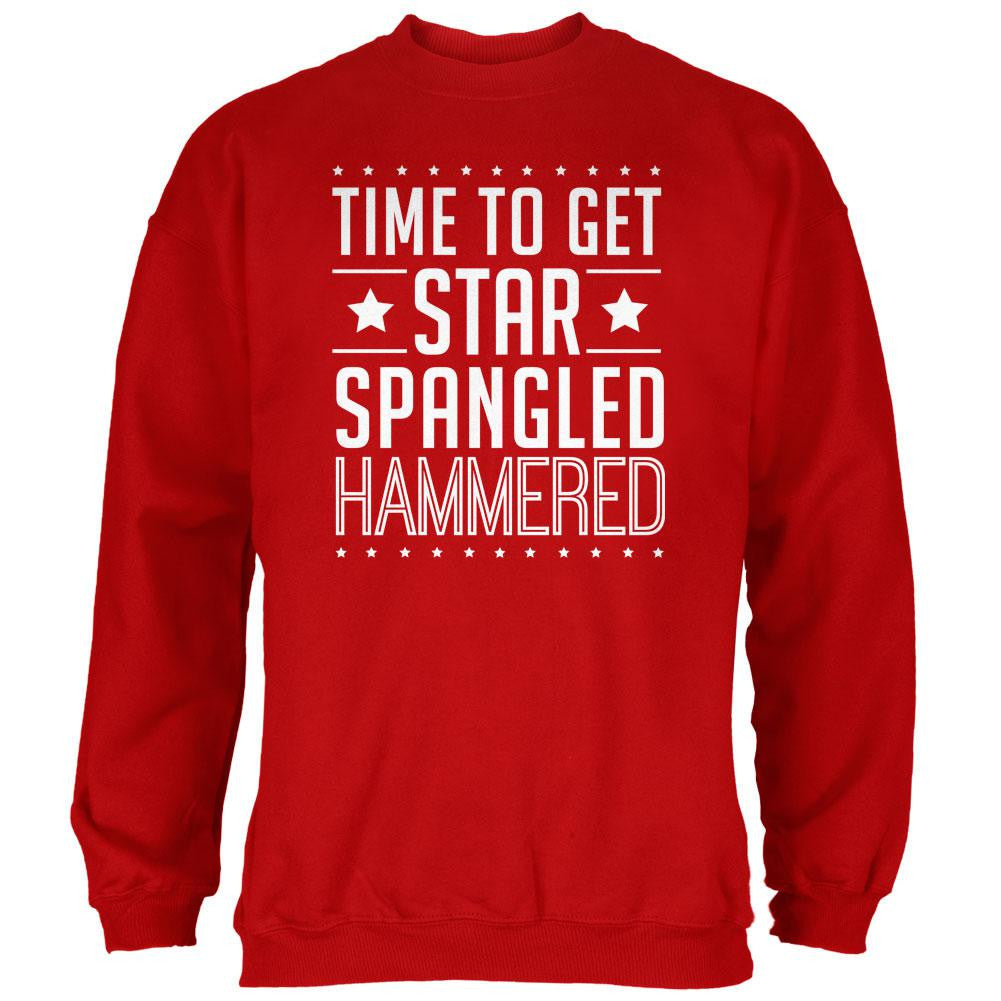 Time to get Star Spangled Hammered Royal Adult Sweatshirt Men's Sweatshirts Old Glory   