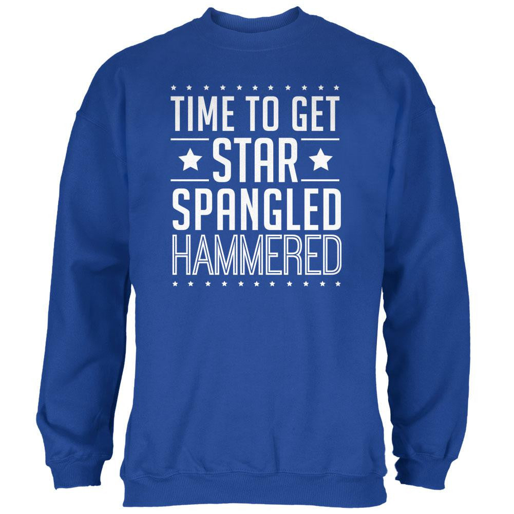 Time to get Star Spangled Hammered Royal Adult Sweatshirt Men's Sweatshirts Old Glory 2XL Blue 