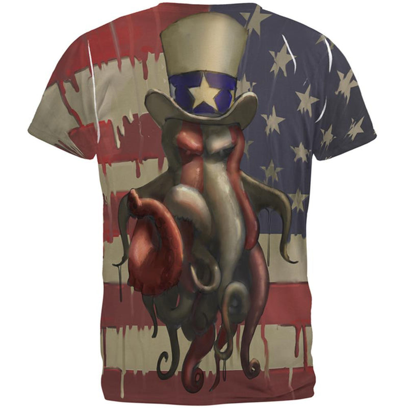 We Want You Cthulhu All Over Adult T-Shirt Men's T-Shirts Old Glory   