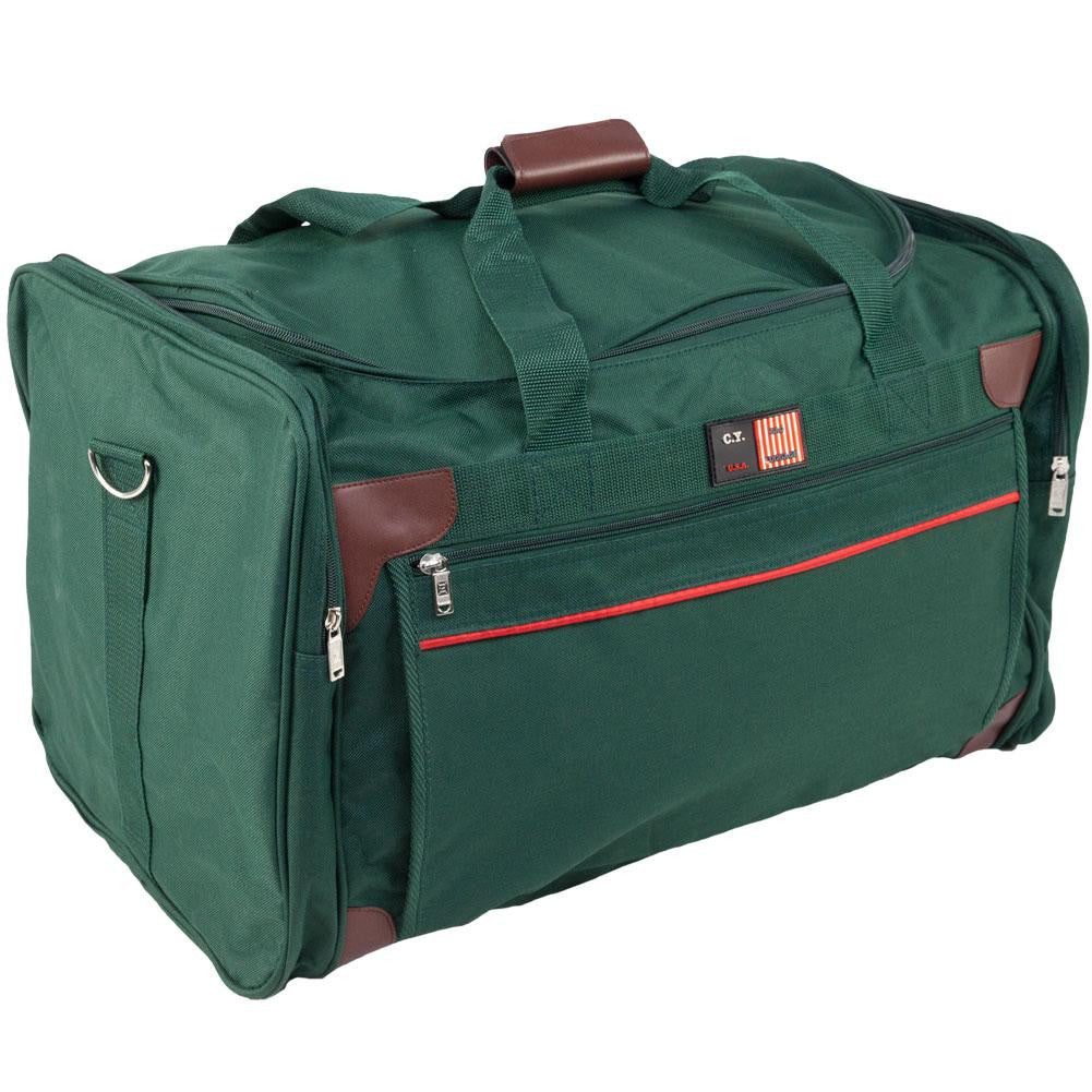 Forest Green 4-Pocket 24" Duffle Bag Duffle Bags Old Glory   