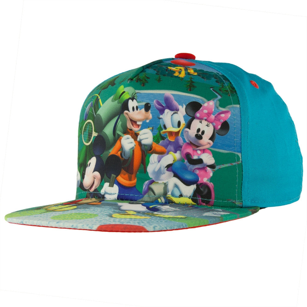 Mickey Mouse - Mickey & Friends All-Over Kids Adjustable Baseball Cap Adjustable Baseball Caps Old Glory   