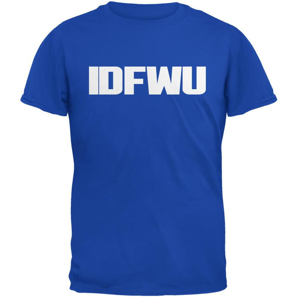 IDFWU Royal Adult T-Shirt Men's T-Shirts Old Glory 2XL Blue 