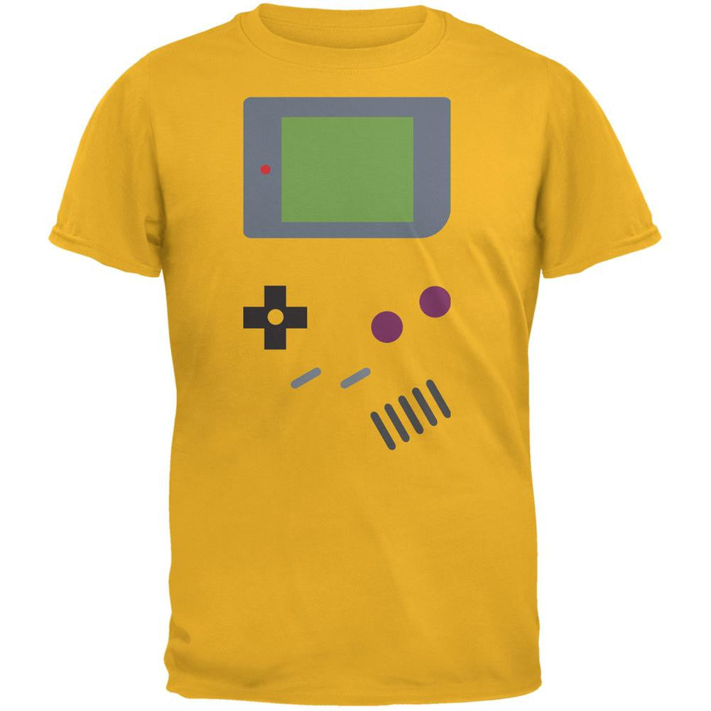 Handheld Gamer Gold Adult T-Shirt Men's T-Shirts Video Games 2XL Yellow 