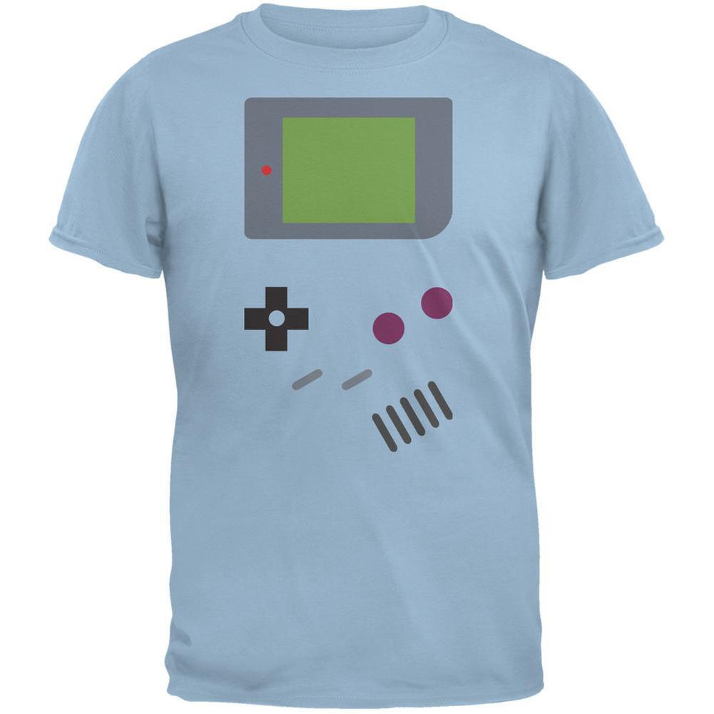 Handheld Gamer Light Blue Adult T-Shirt Men's T-Shirts Video Games 2XL Blue 