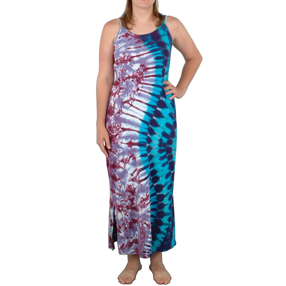 S-Pattern Tie-Dye - Juniors Tank Dress Juniors Dresses Old Glory   