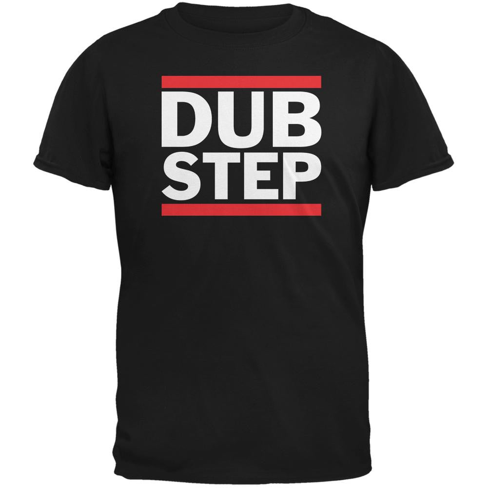 Dub Step Black Adult T-Shirt Men's T-Shirts Old Glory 2XL Black 