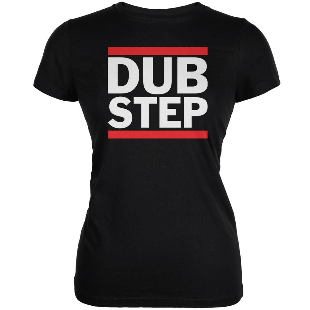 Dub Step Black Juniors Soft T-Shirt Juniors T-Shirts Old Glory 2XL Black 