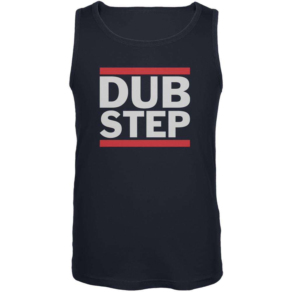 Dub Step Navy Adult Tank Top Men's Tank Tops Old Glory 2XL Blue 