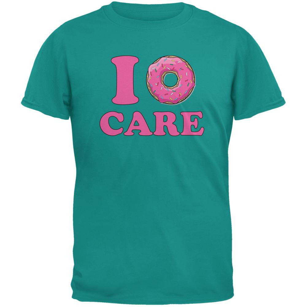 I Donut Care Jade Green Adult T-Shirt Men's T-Shirts Old Glory 2XL Green 
