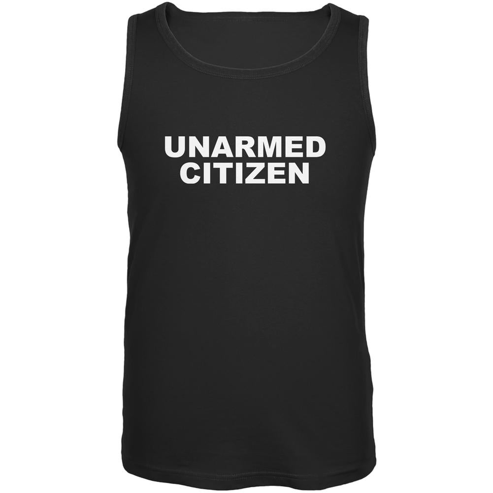 Ferguson Unarmed Citizen Black Adult Tank Top Men's Tank Tops Old Glory 2XL Black 