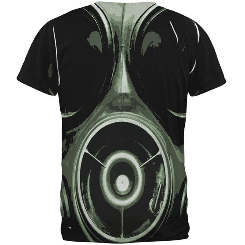 Gas Mask All Over Adult T-Shirt Men's T-Shirts Old Glory   