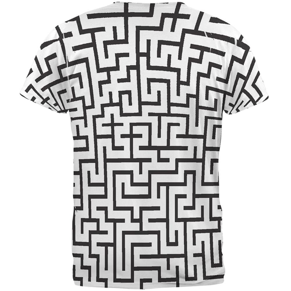 Maze All Over Adult T-Shirt Men's T-Shirts Old Glory   