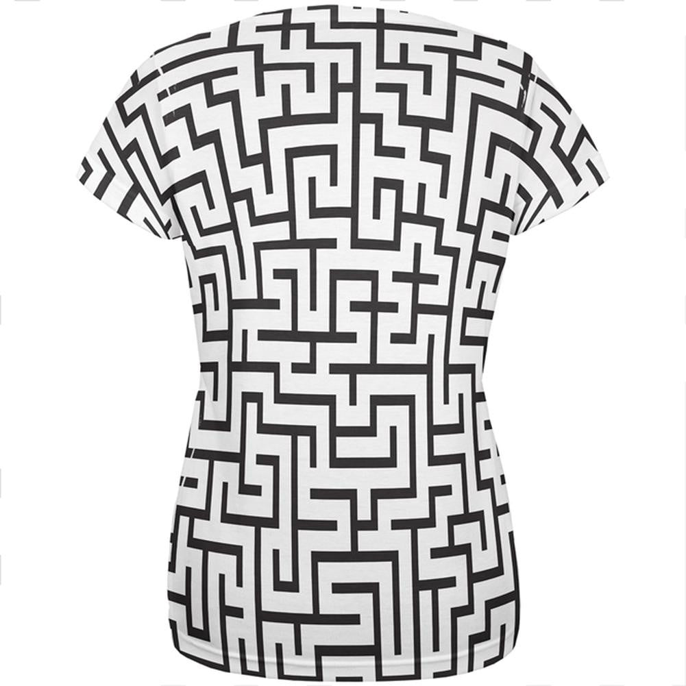 Maze All Over Womens T-Shirt Women's T-Shirts Old Glory   