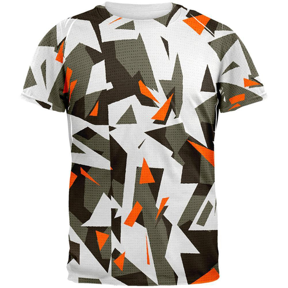 Modern Camo All Over Adult T-Shirt Men's T-Shirts Old Glory 2XL Multi 