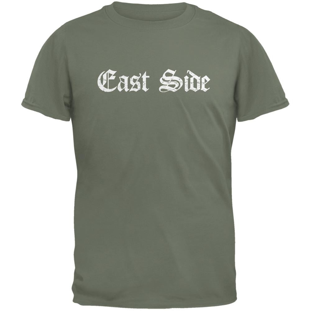 East Side Military Green Adult T-Shirt Men's T-Shirts Old Glory 2XL Green 