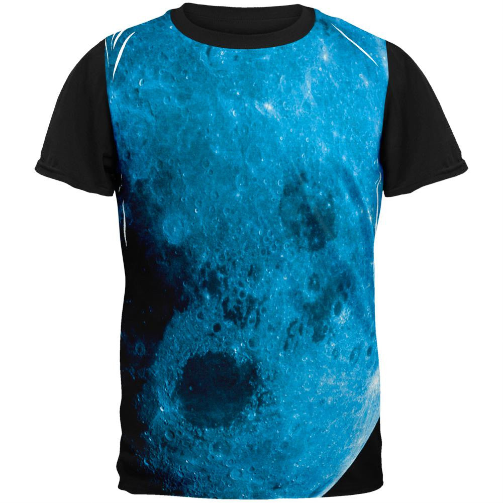 Once in a Blue Moon Adult Black Back T-Shirt Men's T-Shirts Old Glory SM Multi 