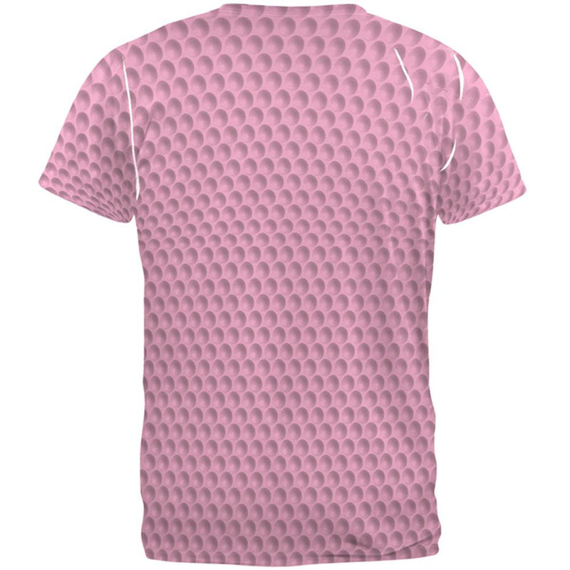 Halloween Golf Ball Costume Pink All Over Adult T-Shirt Men's T-Shirts Old Glory   